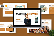 Market Growth - Business GSL, a Presentation Template by Deepslide Studio (Thumbnail 1 of 6)