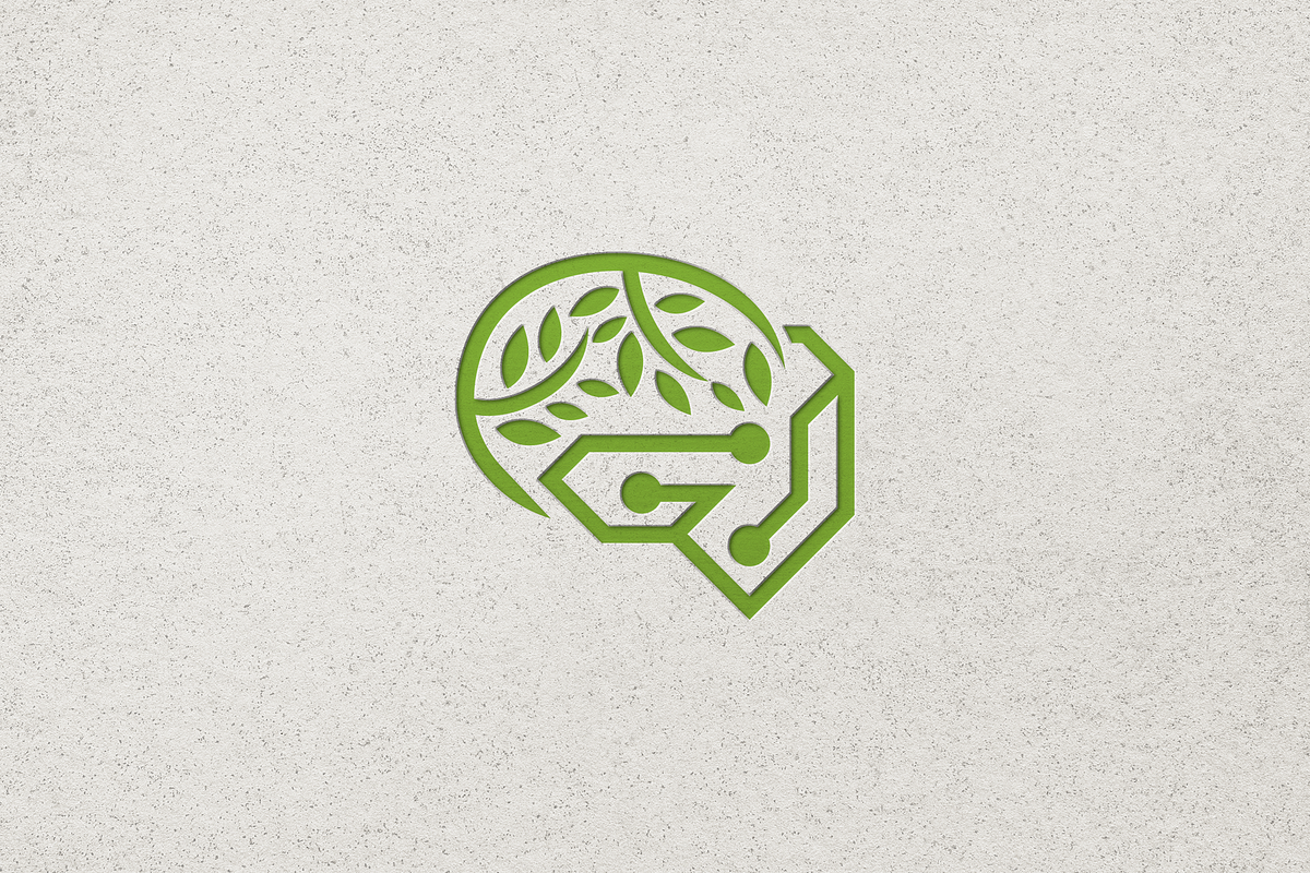 Minimalist Brain Nature Logo, a Branding & Logo Template by Luxury Logos (Photo 4 of 4)