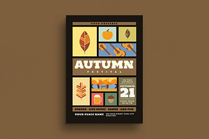 Autumn Festival Event Flyer, a Flyer Template by Guuver