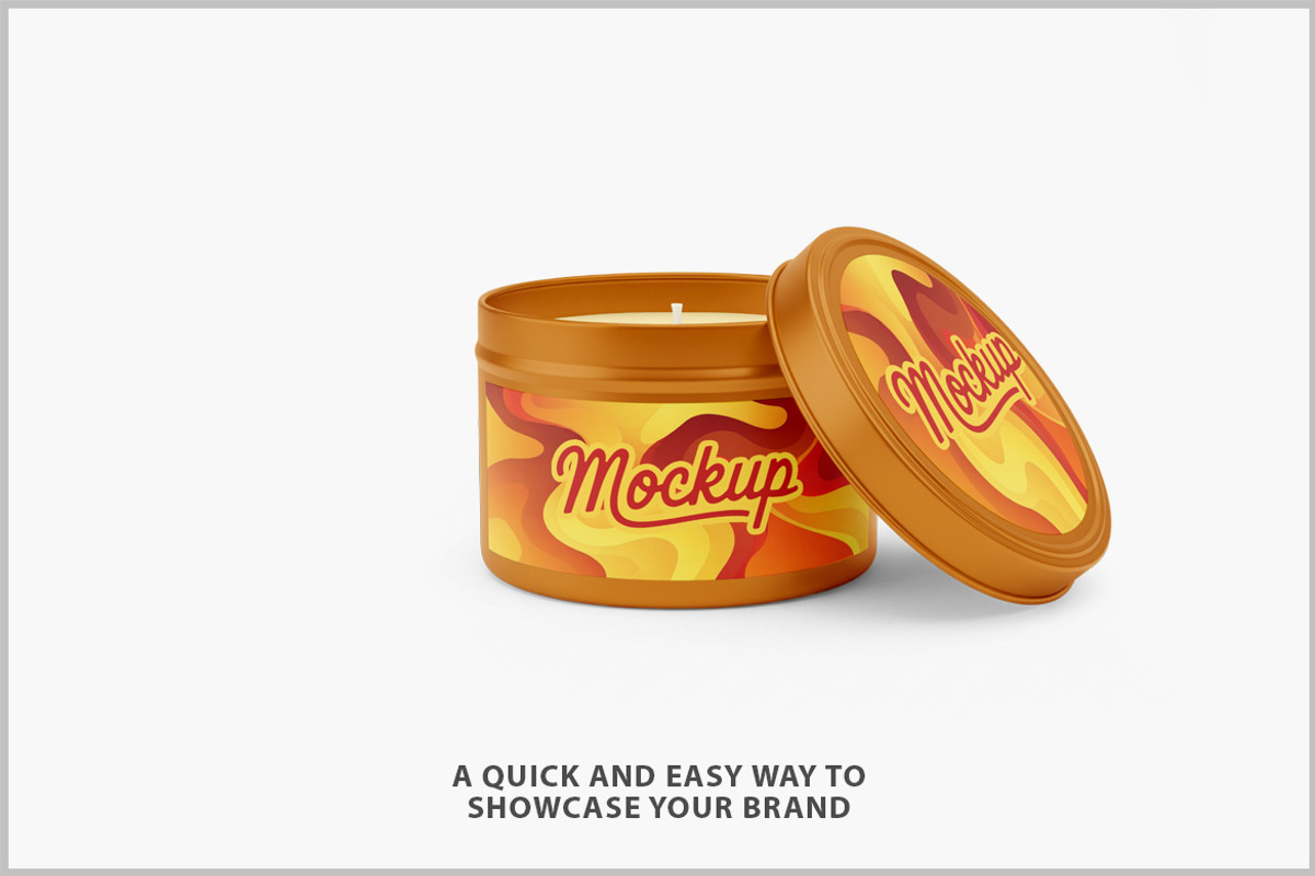 Candle Tin Mockup PSD, a Product Mockup by Bruno's Shop (Photo 2 of 4)