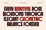 Amover - Bold Geometric Font, a Sans Serif Font by limitype (Thumbnail 2 of 12)