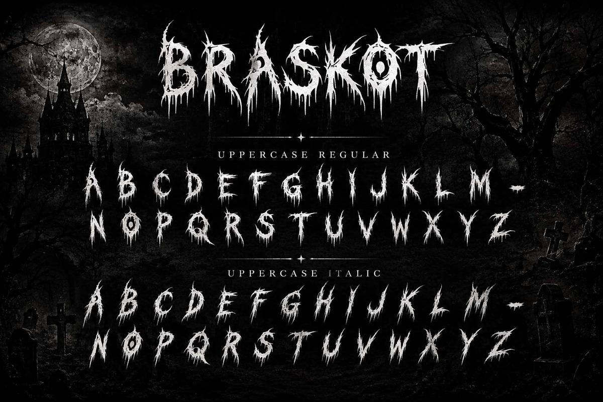 Braskot, a Blackletter Font by Yoga Letter (Photo 7 of 10)