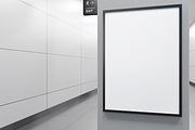 Hanging Poster Mockup, an Advertising Mockup by graphicsauce (Thumbnail 2 of 4)