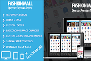 Fashion Mall Responsive, a Bootstrap Template by Opencart Premium Theme (Thumbnail 1 of 4)