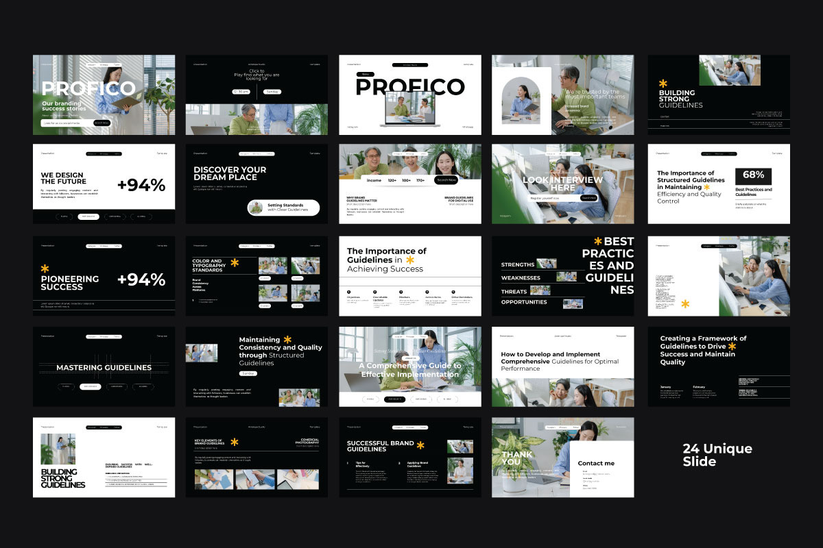 Profico - Brand Strategy PowerPoint, a Presentation Template by Antelope Studio (Photo 7 of 7)