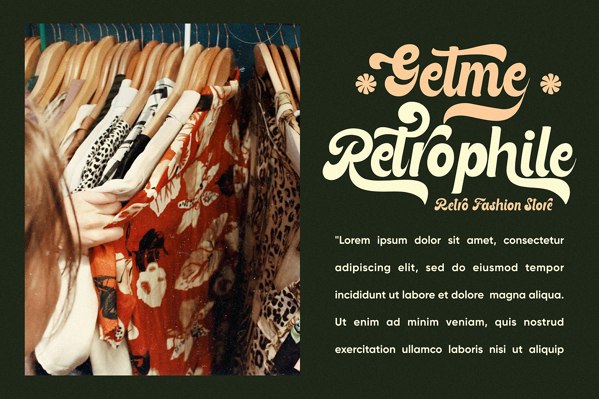 Rateline - Retro Script Font 2 Style, a Script Font by Essentials Studio (Photo 8 of 15)