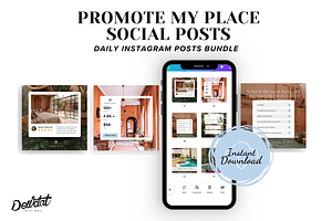 Daily Instagram Post Bundle Template