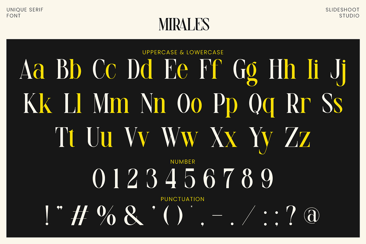 Mirales - Vintage Serif Font, a Serif Font by Idea Studio (Photo 11 of 12)