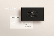 Minimal Business Card Template, a Business Card Template by ArtisanaAura (Thumbnail 2 of 7)