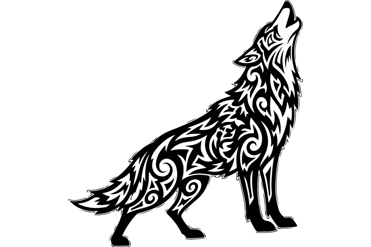 Premium Alpha Wolf Illustration, an Animal Illustration by Designer_Momina (Photo 12 of 18)
