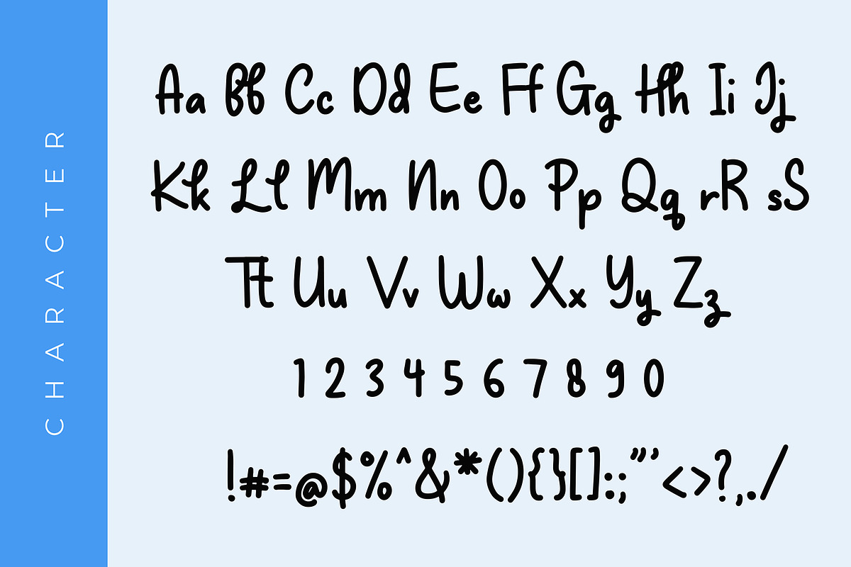Be Simply Monoline Calligraphy Font preview 2