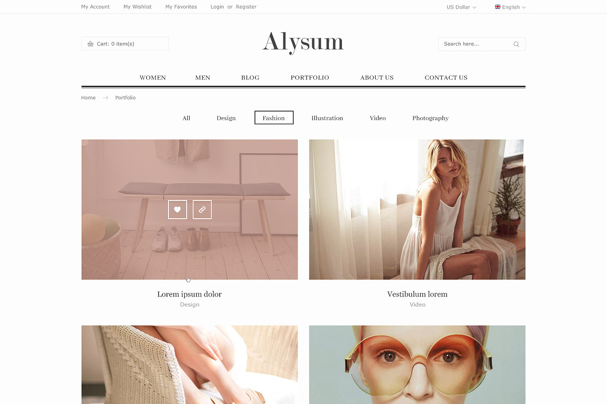 Alysum - eCommerce PSD template, a Websites & App Template by Promokit (Photo 20 of 30)