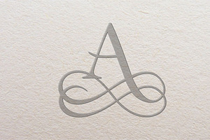 26 Filigree Letters For Monograms