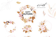 Autumn Pink Rose Handdraw Bundle Set, a Decorative Illustration by MooBeer (Thumbnail 1 of 8)