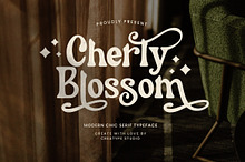 Cherly Blossom Modern Chic Serif