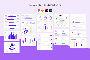 Tracking Chart Cards Pack UI Kit