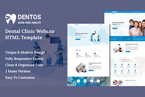 Dentos - Dental Clinic Html Template