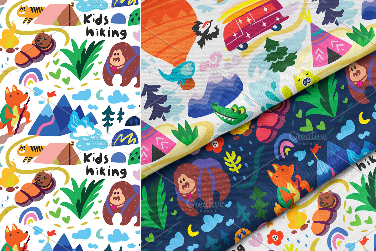 Amazing animals, a Pattern Graphic by PenguinHouse (Photo 11 of 14)
