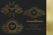 Frames with clouds, Sun and Moon, an Object Graphic by Nadia Murash (Thumbnail 3 of 6)