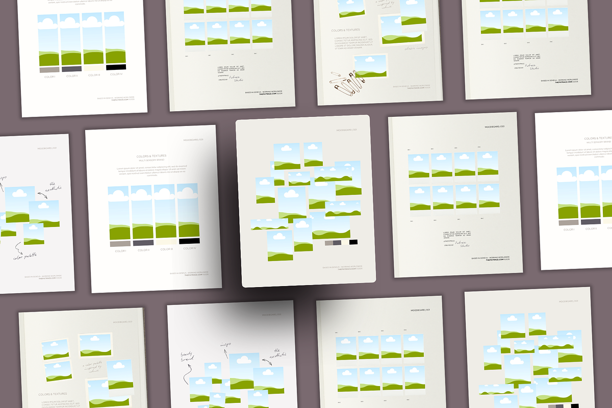 BRAND MOODBOARD Canva Templates, a Branding & Logo Template by Patrace Studio (Photo 4 of 8)