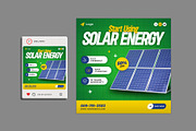 Solar Energy Social Media Post, a Social Media Template by Saman Osama (Thumbnail 2 of 2)