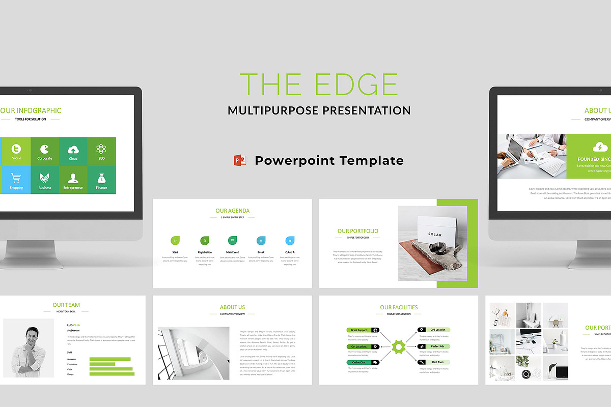 The Edge - Powerpoint Template, a Presentation Template by Incools Stokie