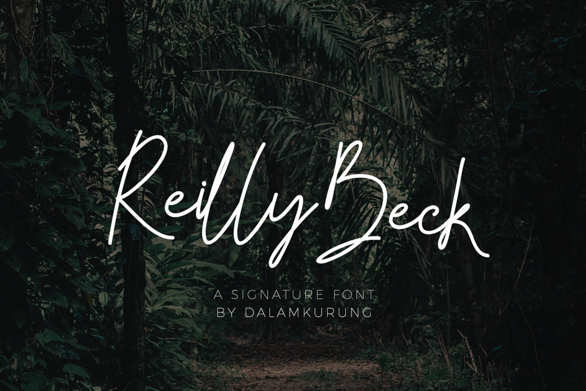 Reilly Beck - Signature Font