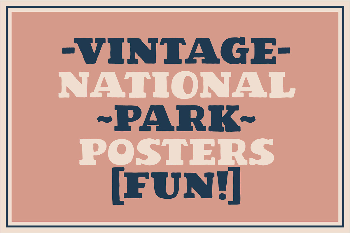 VS John Muir Serif Vintage Font, a Slab Serif Font by Vicarel Studios (Photo 11 of 12)