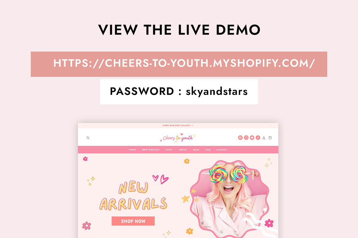 Fun and Colorful Shopify Theme, a Shopify Template by Sky and Stars (Photo 5 of 8)