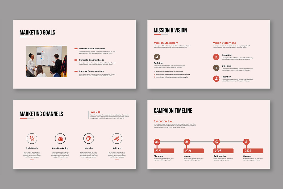 Minimal Business Marketing Plan, a Presentation Template by Mighty-Slide (Photo 4 of 5)