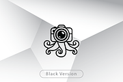 Octopus Camera Logo Template, a Branding & Logo Template by Heavtryq Design (Thumbnail 3 of 4)