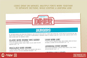 Diner Classique Retro Font, a Font by Remedy667 (Thumbnail 2 of 6)