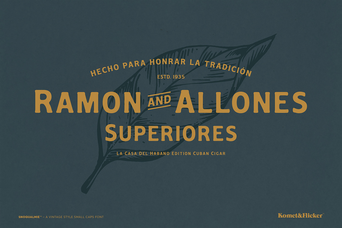 The Vintage Rustic Three Font Bundle, a Serif Font by Komet & Flicker (Photo 14 of 16)