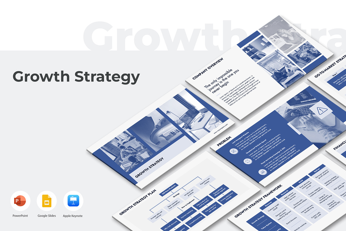 Growth Strategy Presentation, a Presentation Template by JetzTemplates (Photo 1 of 4)