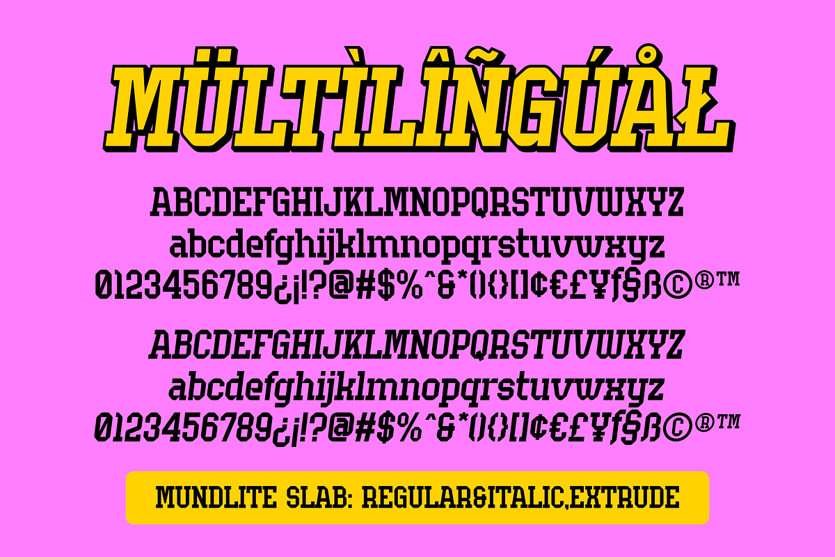 Mundlite Font Bundles, a Sans Serif Font by 24Design Studios (Photo 18 of 24)