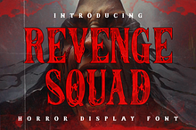 Revenge Squad Metal Horror Font