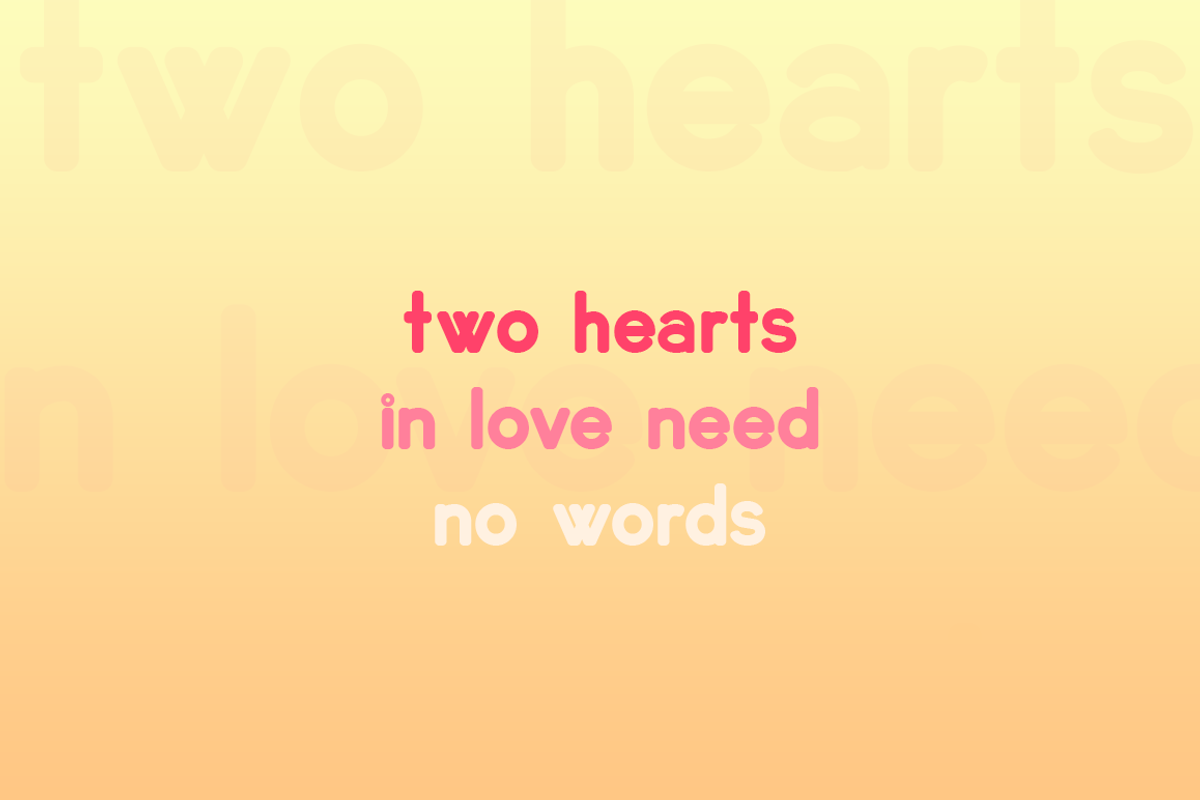 Lovebirds Font preview 2