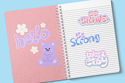 Cyutes - A Playful Bubble Font, a Script Font by Graphue (Thumbnail 9 of 9)
