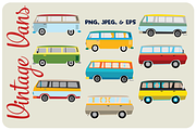 Vintage Van Illustrations, an Illustration by Digibonbons (Thumbnail 2 of 2)