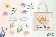 Watercolor Teapot Flower Floral, an Object Illustration by Bloomella (Thumbnail 7 of 8)