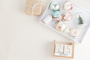 Pastel Christmas Stock Image