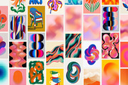 Dopamine Art Prints Bundle 100, a Background Graphic by Tomasz Ganclerz (Thumbnail 4 of 6)