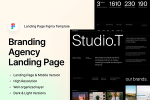 Branding Agency Landing Page - Figma