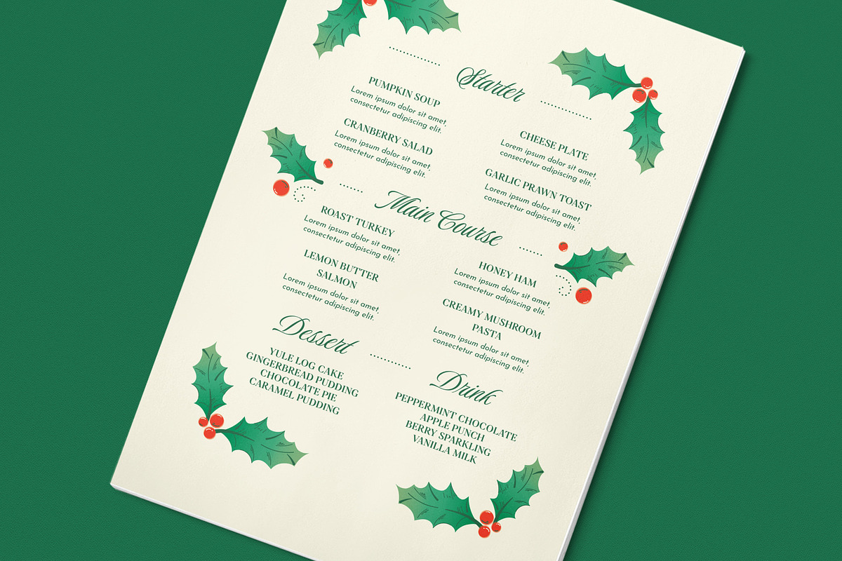 Special Christmas Food Menu, a Flyer Template by Guuver (Photo 3 of 3)