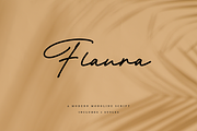 Flaura - A Modern Monoline Script, a Script Font by Megi Satyo Widodo (Thumbnail 12 of 12)