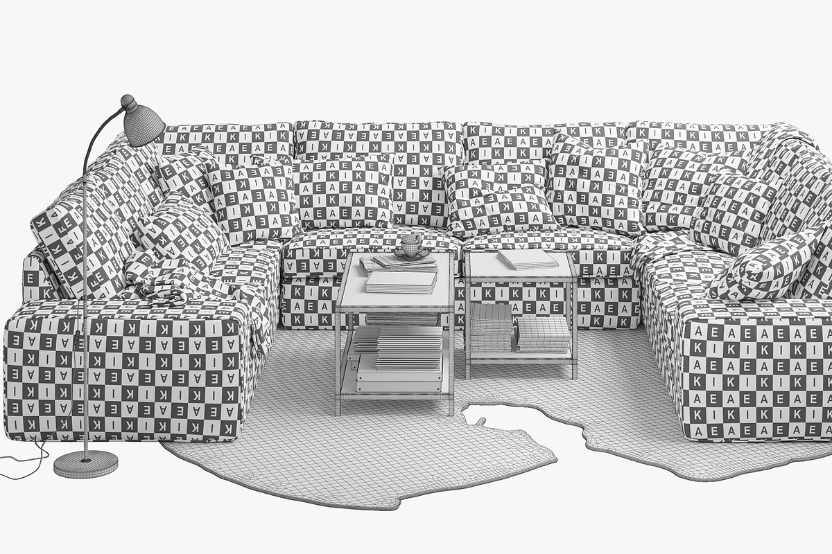 6 sofas set 3d model, a Furniture 3D Model by 3dmitruk (Photo 55 of 70)