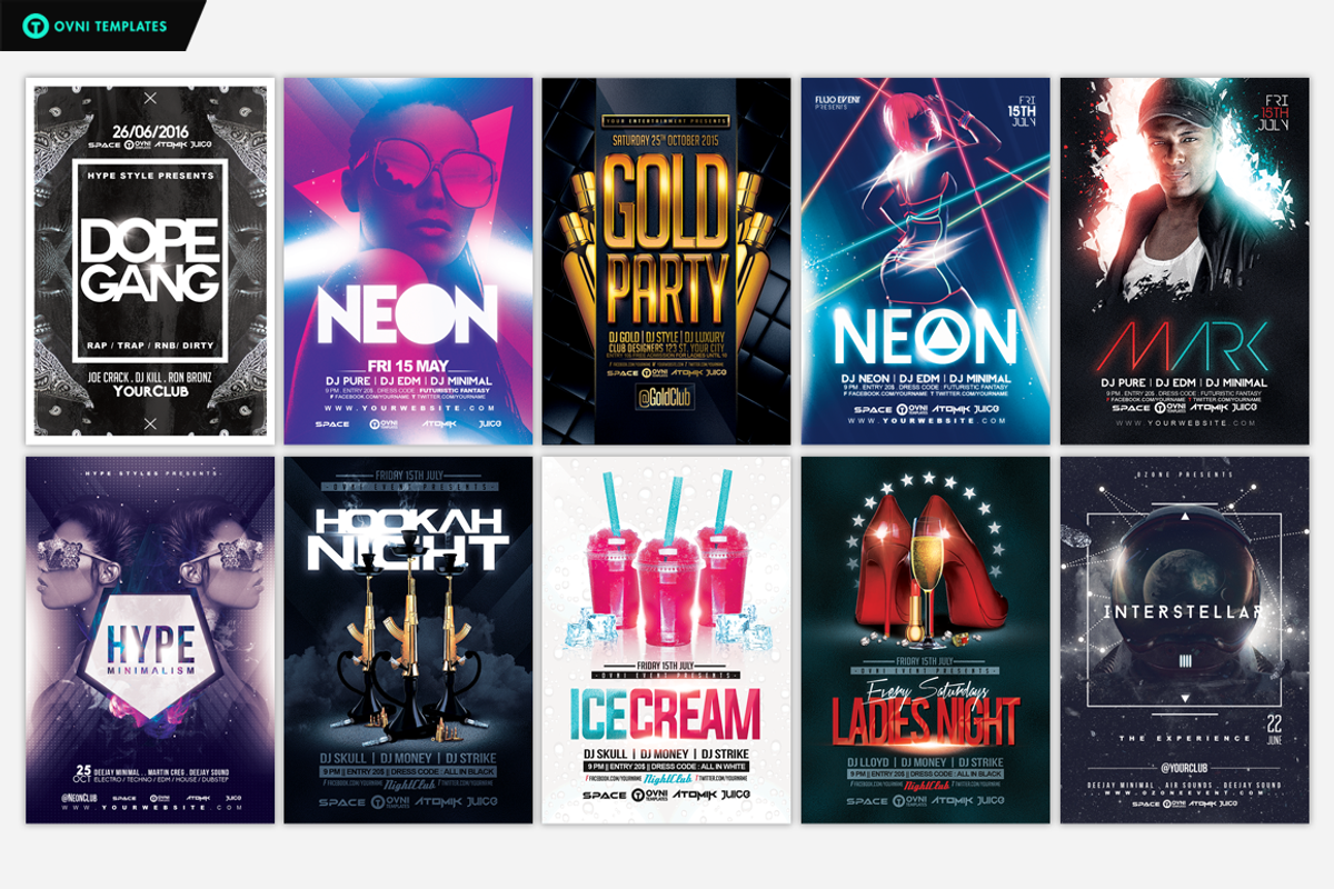 100 MASSIVE Flyer Bundle 94%OFF, a Flyer Template by OVNI-TEMPLATES (Photo 6 of 11)