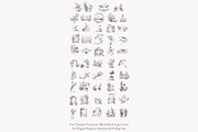 vintage clipart victorian sketch set, a Decorative Illustration by Patishop Art (Thumbnail 10 of 10)