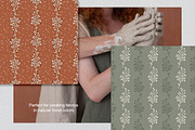 Terracotta and khaki - set patterns, a Pattern Graphic by Vasmila (Thumbnail 2 of 10)