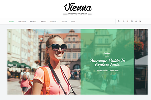 Vienna Responsive Blogger Template